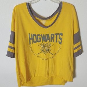 Harry Potter Yellow Hogwarts Shirt